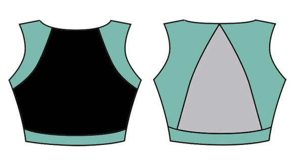 Premium Connect Girls Crop Top